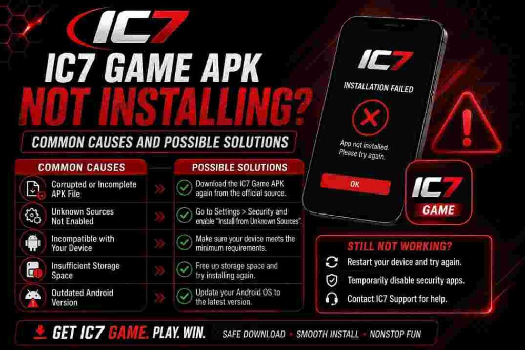IC7 Game APK installation guide on Android