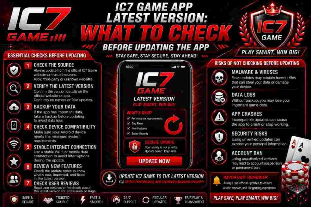 IC7 Game App latest version update guide
